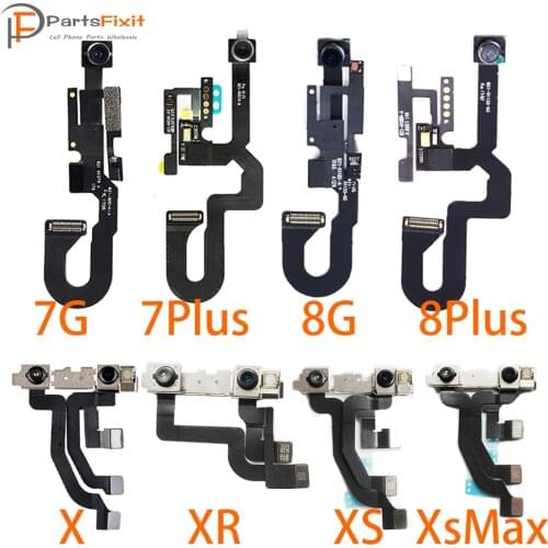 Front Camera Flex Cable for iP7 7plus 8 8plus X XR XS Max Small Camera Flex with Light proximity Sensor Module for Phone Repair