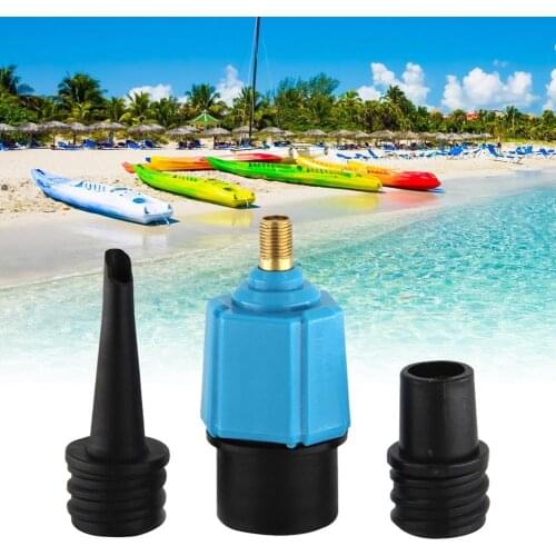 Rowing Boat Air Valve Adaptor Sup Board Kayak Pump Adapters Inflatable Air Valve Attachment Kayak Accessory Parts