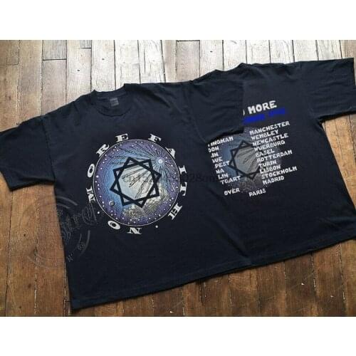 NEW FAITH NO MORE-EUROPEAN TOUR 1992 VTG-REPRINT T SHIRT ALL SIZE S-5XL.JOOS