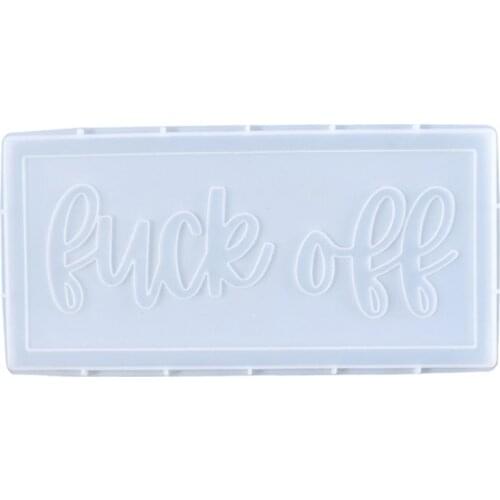 Hanging Tags Epoxy Resin Mold Doorplate Door Signs Casting Silicone Mould DIY Crafts Home Decorations Making Tools