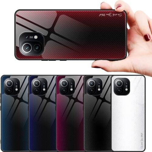 Funda For Xaiomi Mi 11 Ultra Lite Poco F3 X3 NFC Pro 5G Tempered Glass Protect Phone Case For Xaiomi Mi 11 Ultra Luxury Cover