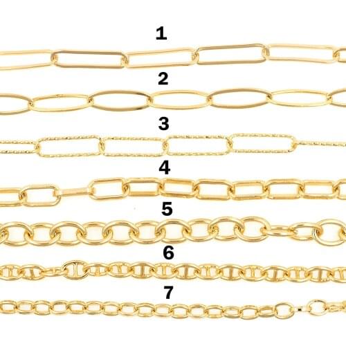 Rectangular Chain, Paper Clip Welding Chain, DIY Jewelry Bracelet Necklace Production Supplies