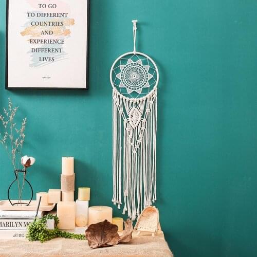 Chic Bohemian Decor Tapestry Mandala Wall Hanging Cotton Handwoven Boho Wedding Nordic Decoration Home Wall Decor