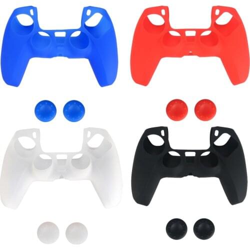 Silicone Skin Protective Cover Case Joystick Thumb Stick Grips for Sony PS5 Controller