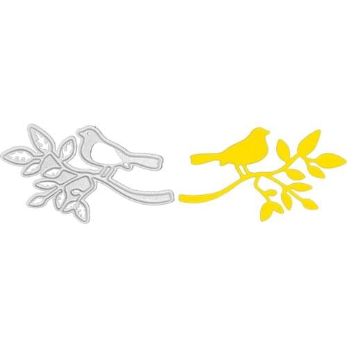 Julyarts Bird Branch Stencils For DIY Scrapbooking Tools For DIY Scrapbooking Decorative Embossing Handcraft Die Cutting