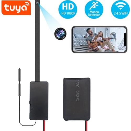 Yoothi Mini WIFI Camera Full HD 1080P External Battery Tuya Secret Micro Video Camera WIFI Wide Angle Invisible Small IP Camera