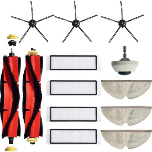 Replacement Parts for Xiaomi Roborock Mijia Xiaowa S5 S5 MAX S6 S60 S65 S50 Filter Update Mop Caster Black