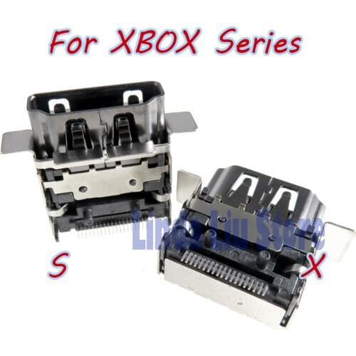 1pc Original New Controller Port For XBOX Series S X HDMI-compatible 2.1 Socket Interface Connector Replacement For XBOX S X