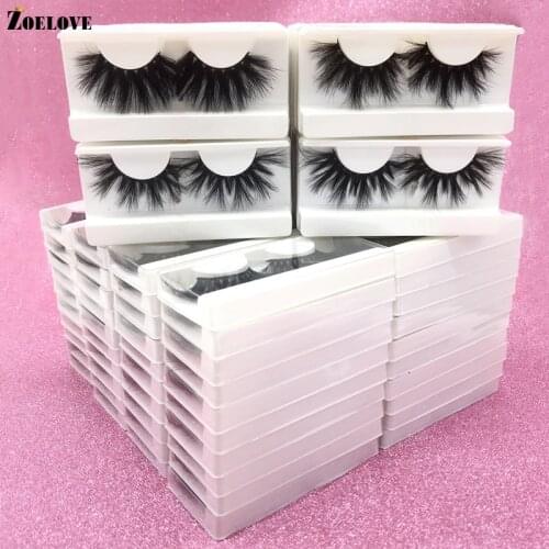 30pairs 25MM Lashes Mink eyelashes Bulk Vendor Dramatic Lashes Packaging Boxes Wholesale False Eyelashes Luxury Eyelash Cases