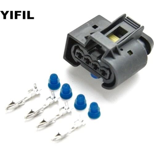 5pcs/lot 4 Pin/Way Ignition Coil PLUG Connector For Porsche