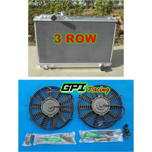 86-92 FOR Toyota Supra 3.0 Turbo Aluminum Radiator MT MA70 MK3 SOARER MZ20 7MGT +FAN