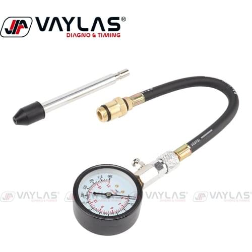 Car Cylinder Pressure Gauge Tools Set Auto Repair Gauge Engine Multi-function Meter Diesel-engine Leak Detection Instrument