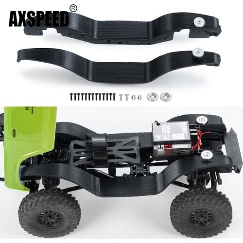 AXSPEED Front Rear Mud Flaps Mudguard for Axial SCX24 90081 1/24 RC Model Car Truck Upgrade Parts Accessories