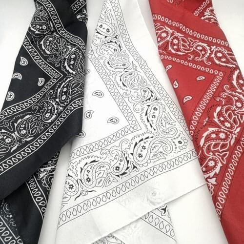 3pcs/lot Bandana Headband Women Men Bandana Hair Scarf Accessories Paisley Headscarf Handkerchief Male Female Pocket Squares