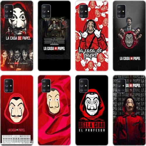 Spain TV Money Heist House Paper Case for Samsung Galaxy A10 A21 A30 A50 A70 S A20 E A40 A01 A11 A31 A41 A51 A71 A81 A91 Cover
