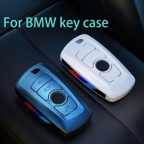 Car Key Case Cover for BMW 520 525 f30 f10 F18 118i 320i 1 3 5 7Series X3 X4 M3 M4 M5 E34 E90 E60 E36 FOB key chain Car Styling