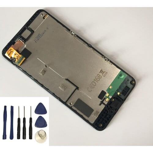 For Nokia Lumia 630 635 Touch Screen Digitizer Sensor + LCD Display Monitor Panel Module Assembly With Frame + Free Tools