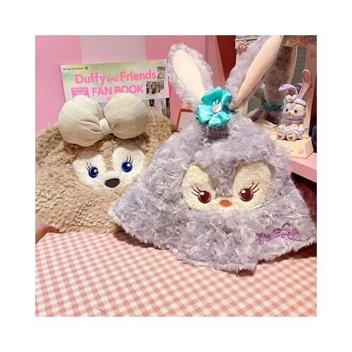 Disney Duffy ShellieMay FH86 Anime Figures Cartoon Product Cosplay Plush Cap Warm Hat Unisex Gift