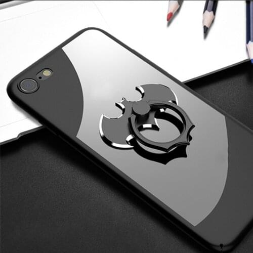 FUYOUSHENZHU Personality mobile phone bracket Mobile phone ring buckle Non-slip Bat pattern Personality fashion