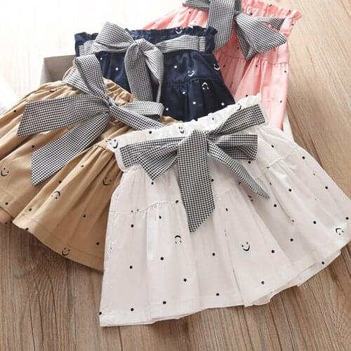 Child Girl Cotton Skirts Kids Cartoon Print Skirt For Girls Casual Summer Clothing Toddler Teens Baby School Clothes Skirts 5yrs