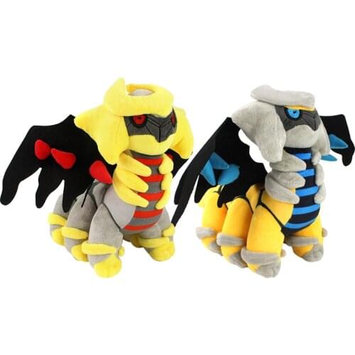 28cm Pokemon Figure Blue Red Giratina Plush Toys Soft Stuffed Peluche Doll Gifts