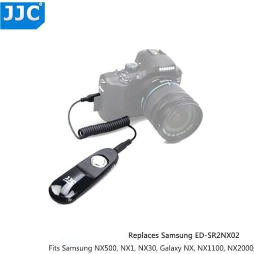 JJC S-NX Remote Shutter Release for Samsung NX500 NX30 Galaxy NX1 MINI NX1100 NX2000 NX200 EK-GN120 NX1000 NX210 AS SR2NX02