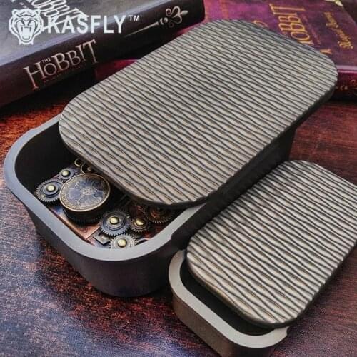KASFLY Kaiser EDC storage box outdoor aluminum alloy storage box titanium alloy sealed cigarette case shockproof and pressure