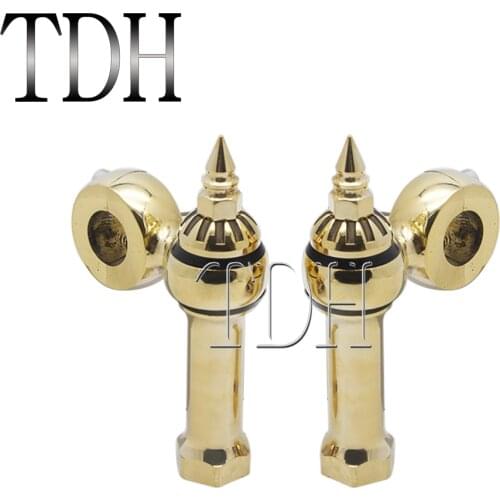 1" 7/8'' Handlebar Riser 22mm 25mm Handlebar Clamp Mount Extension Brass Universal For Harley Choppers Dyna Sportster Softail