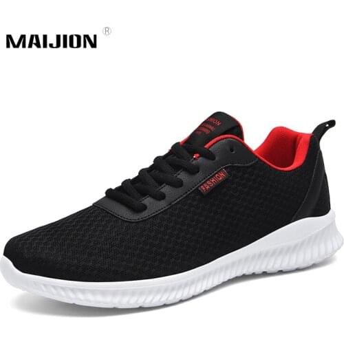 Fashion Mens Running Shoes Lightweight Outdoor Sneakers Non-Slip Soft Sole Gym Sport Walking Jogging Training Shoes Breathable
