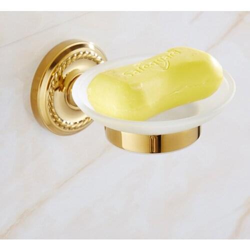 Soap Dish Drain Toilet Creative Brushed Gold Soap Dish Copper Soap Dish Tray Ceramic Tableware Bathroom Accessories