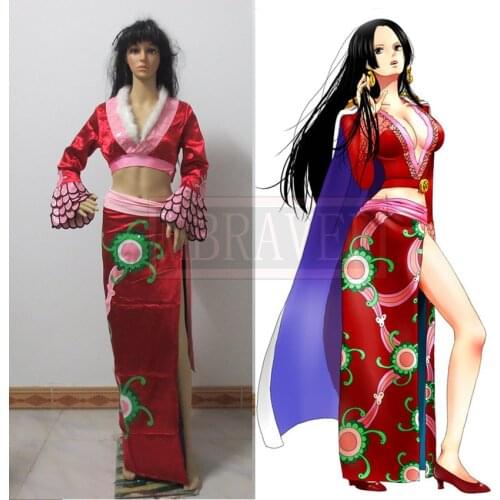 New ONE PIECE Boa Hancock cosplay costume sexy clothes custom made outfit