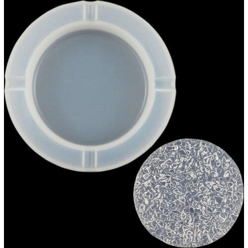 Water Wave Ripple Cigar Ashtray Resin Mold Ashtray Sea Air Bubble Unbreakable Resin Casting Molds Home Decor Art Crafts T84A