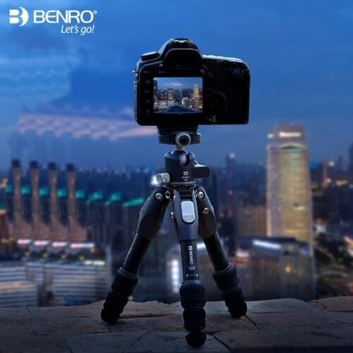 Benro TR227C TR227CK portable Tripod Carbon Fiber Camera Tripods SLR camera tripod Stands 3 Section Max Loading 8kg