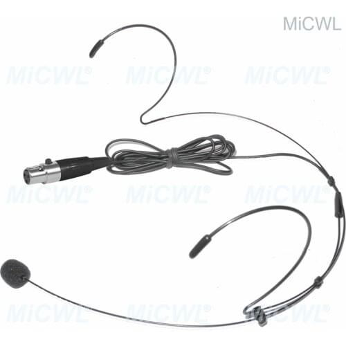 Professional Condenser Headworn Headset Microphone 3 Pin XLR TA3F for AKG Samson 3Pin Wireless Body-Pack Transmit MiCWL B40