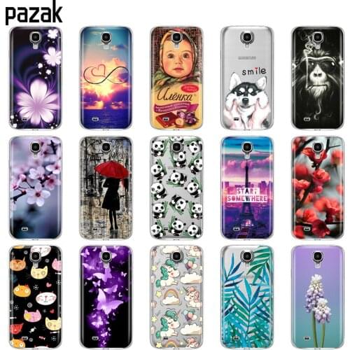 Silicone Case For Samsung Galaxy S4 i9500 Case soft TPU Cover For Samsung S4 Phone Funda Hoesje Protective painting pop coque
