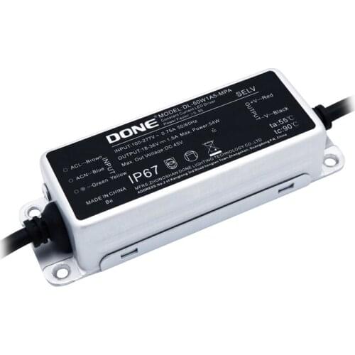 LED driver 50W power 0.9A 1.2A 1.5A LED Module Street Lights Lighting Transformer Waterproof IP67 Universal Accessories 100-277V