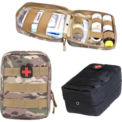 Tactical Medical Pouch Molle Emergency Survival Tool Pack Hunting Camping Medic EDC Bag Magazine Pouch