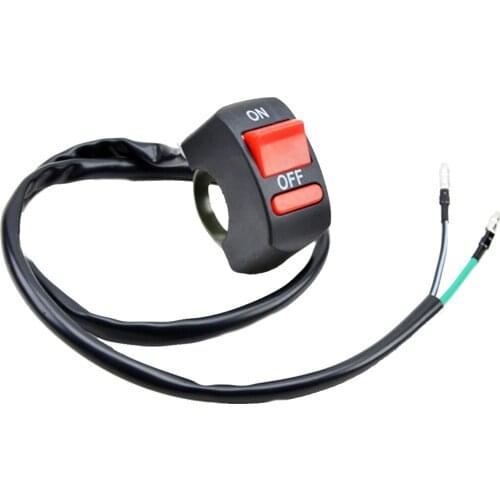 Universal Motorcycle Handlebar Flameoff LED Headlight On/Off Button Switch Motorbike Accessoies
