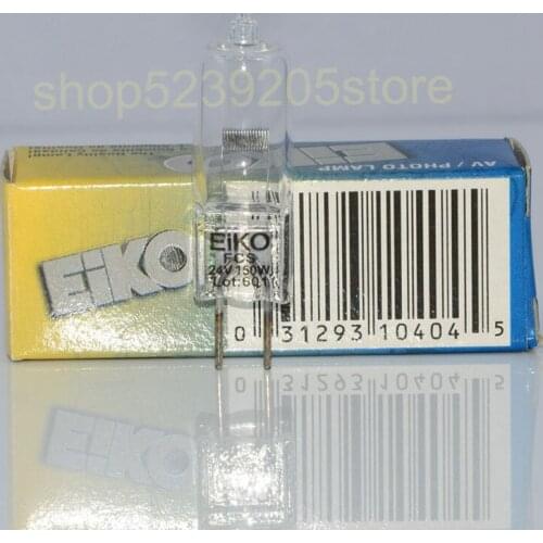2pcs EIKO FCS 24V150W G6.35 Photo Lamp eiko 24v 150w shadowless lamp projector Light Source Bulb