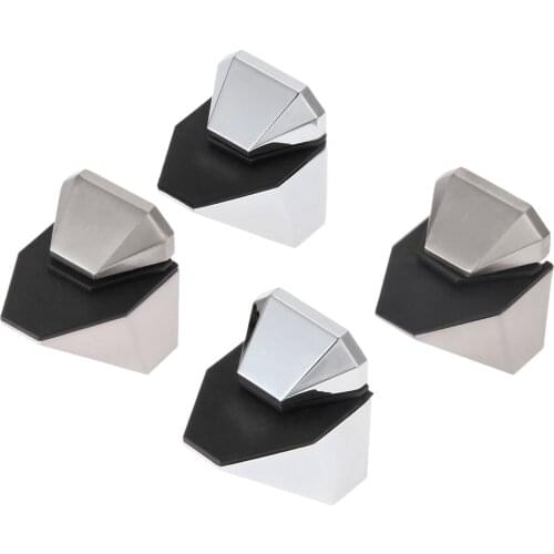 2Pcs Adjustable Glass Clamps Glass Plated Brackets Shelf Brackets Zinc Alloy Shelf Holder Support Clamp Holder For Glass Shelves