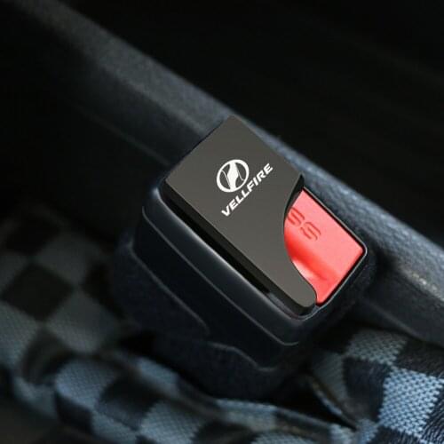 For Toyota Vellfire Accessories Car Styling Hidden Car Safty Seat Belt buckle clip 1pcs