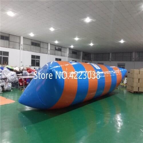 Free Shipping Newest 6x3m Inflatable Water Blob Jump Pillow Water Blob Jumping Bag Inflatable Water Trampoline With a Pump