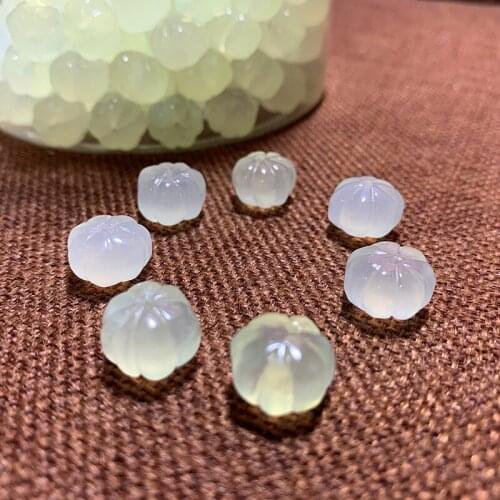New Xiuyu ice through pumpkin accessories DIY bracelet pendant loose beads, many sons and more blessings melon to wealth Buddha