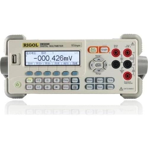 RIGOL DM3058E Real 5 1/2 Digits Readings Resolution True-RMS AC Voltage Current Bench-top Dual Display Digital Multimeter