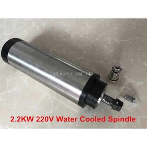CNC Spindle 2.2KW Machine Tool Spindle 220V ER20 Collet 80MM Motor With 4 Bearings For Engraving Milling Machine