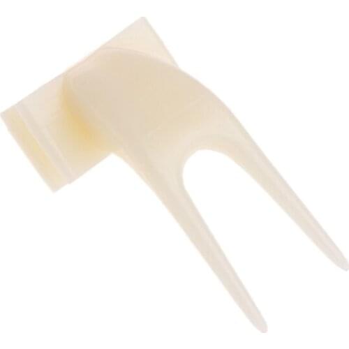 D0AC 2Pcs Birds Parrots Fruit Fork Pet Supplies Plastic Food Holder Feeding On Cage