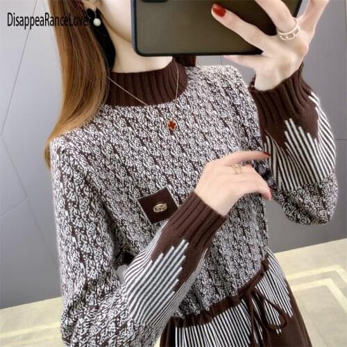 Модные вязаные платья DisAppeaRanceLove China At AliExpress