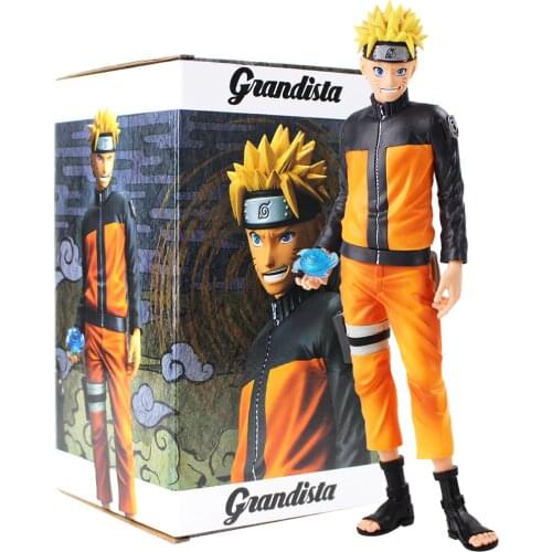 28cm Anime Naruto Shippuden Uzumaki Figure Toys Grandista Shinobi Relations Figurine PVC Model Collectible Dolls