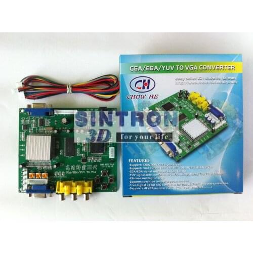 GBS-8200 Video Converter CGA/EGA/YUV/RGB TO VGA Arcade Jamma Game Monitor to LCD
