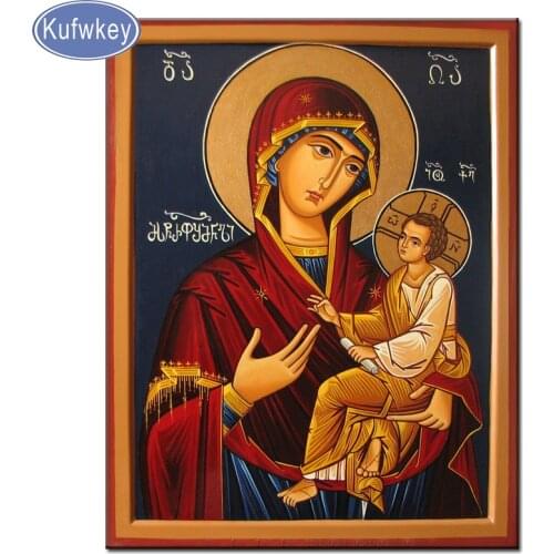 Diy St. Marina Diamond Painting Cross Stitch Religion Icon of Leader Mosaic holy diamond embroidery sale square rhinestones art